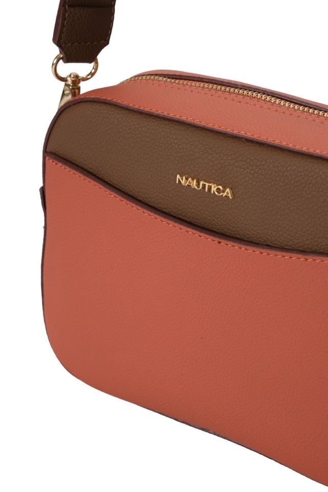 Nautica | Kadın Çapraz Çanta CN7114T Kiremit-A.Kahve