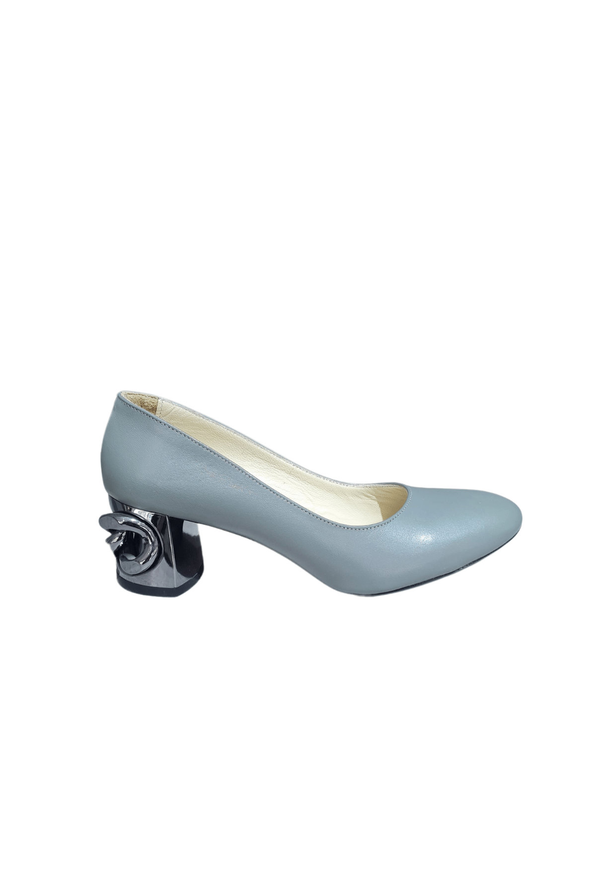 Betz Shoes | Kadın Hakiki Deri Ayakkabı Betz 191002 Gri