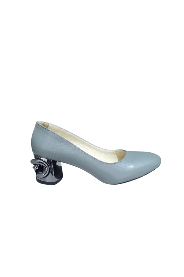 Betz Shoes | Kadın Hakiki Deri Ayakkabı Betz 191002 Gri