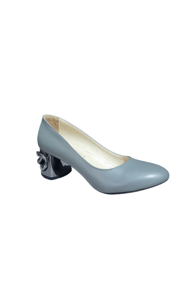 Betz Shoes | Kadın Hakiki Deri Ayakkabı Betz 191002 Gri