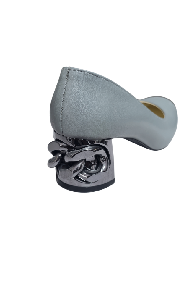 Betz Shoes | Kadın Hakiki Deri Ayakkabı Betz 191002 Gri