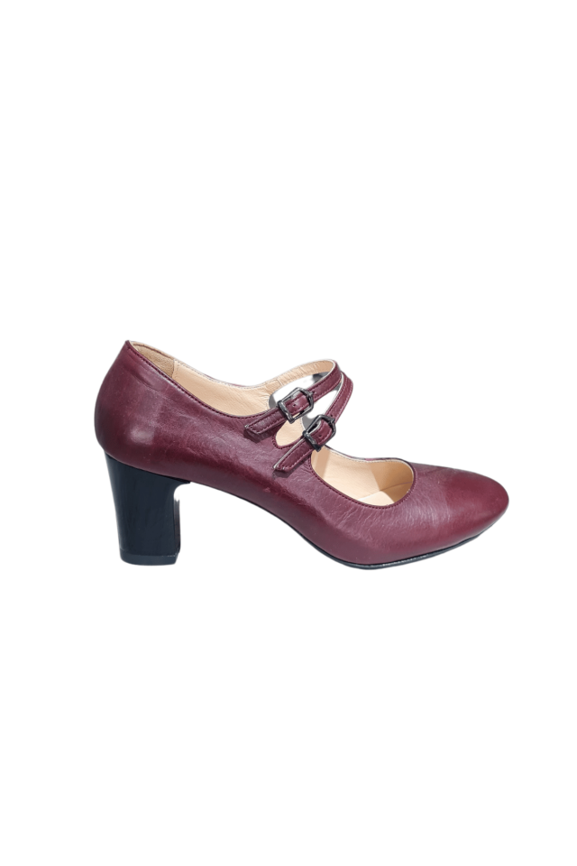 Betz Shoes | Kadın Hakiki Deri Ayakkabı Betz 191112 Bordo