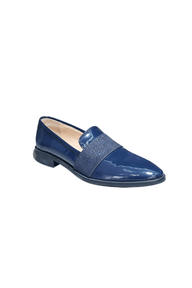Betz Shoes | Kadın Hakiki Deri Ayakkabı Betz 191012 Lacivert
