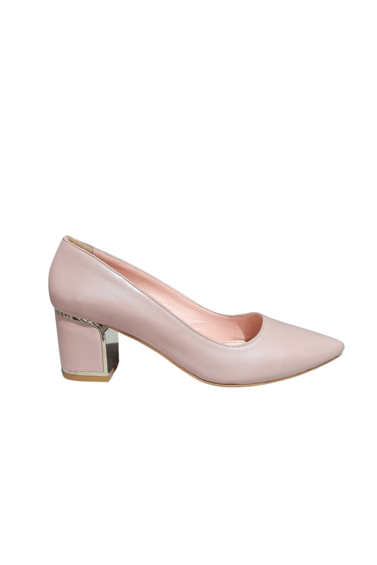 Betz Shoes | Kadın Hakiki Deri Ayakkabı Betz 191013 Pudra