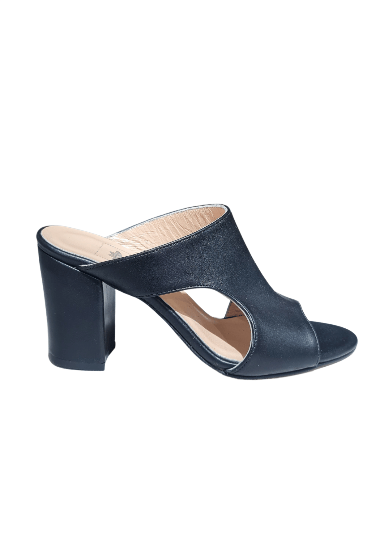 Betz Shoes | Kadın Hakiki Deri Terlik Betz 191110 Siyah