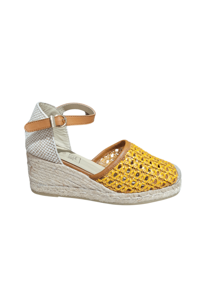 Betz Shoes | Kadın Suni Deri Sandalet Betz 191187 Hardal