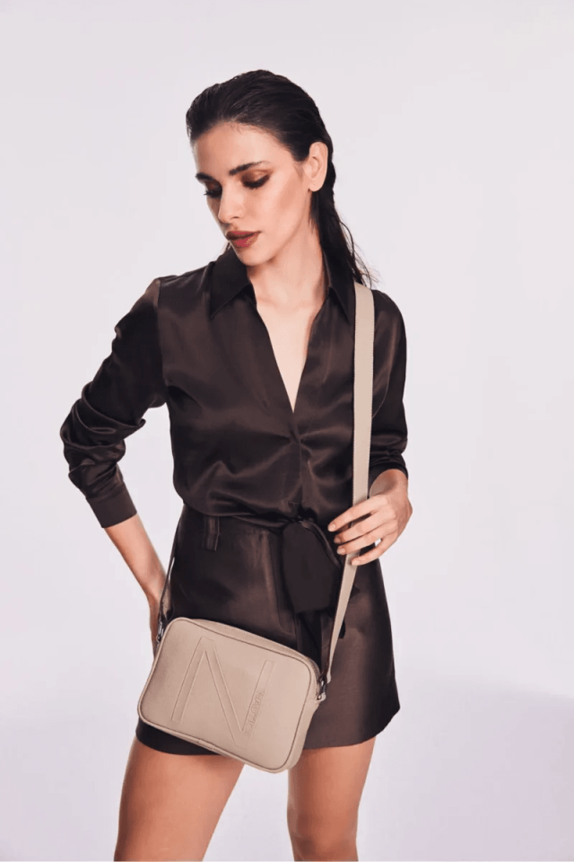 Nautica | Kadın Çapraz Çanta CN6527T Çakıl