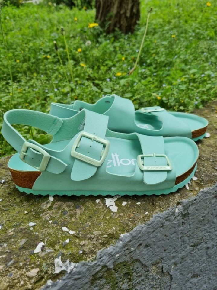 Benetton | Kadın Sandalet BN 1222 Açık Yeşil