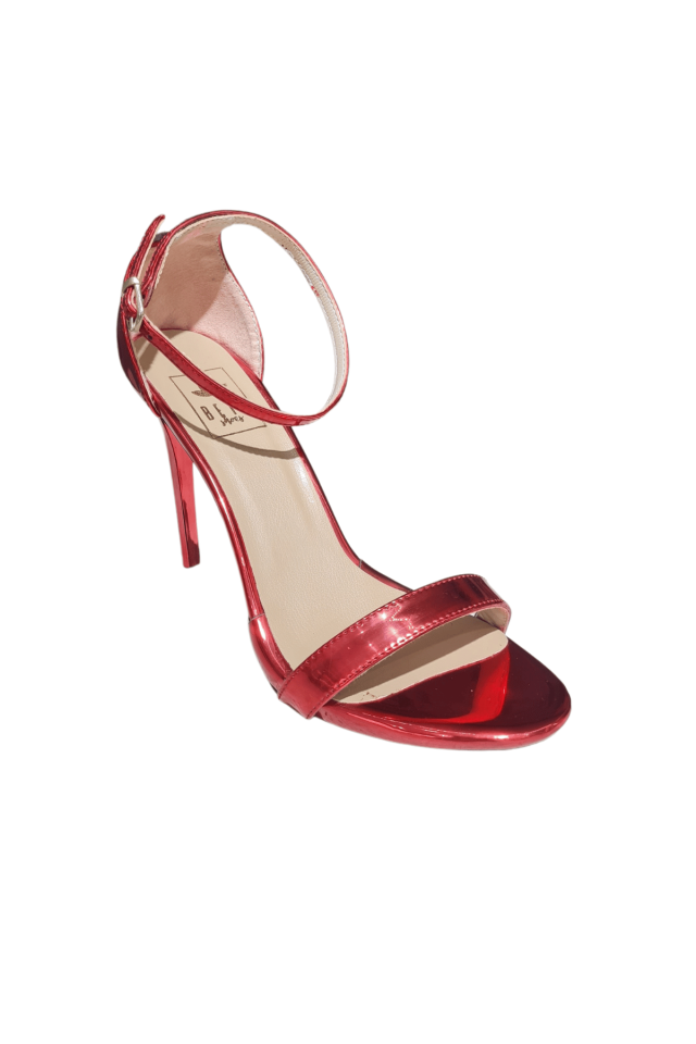 Betz Shoes | Kadın Suni Deri Sandalet Betz 290076 Kırmızı