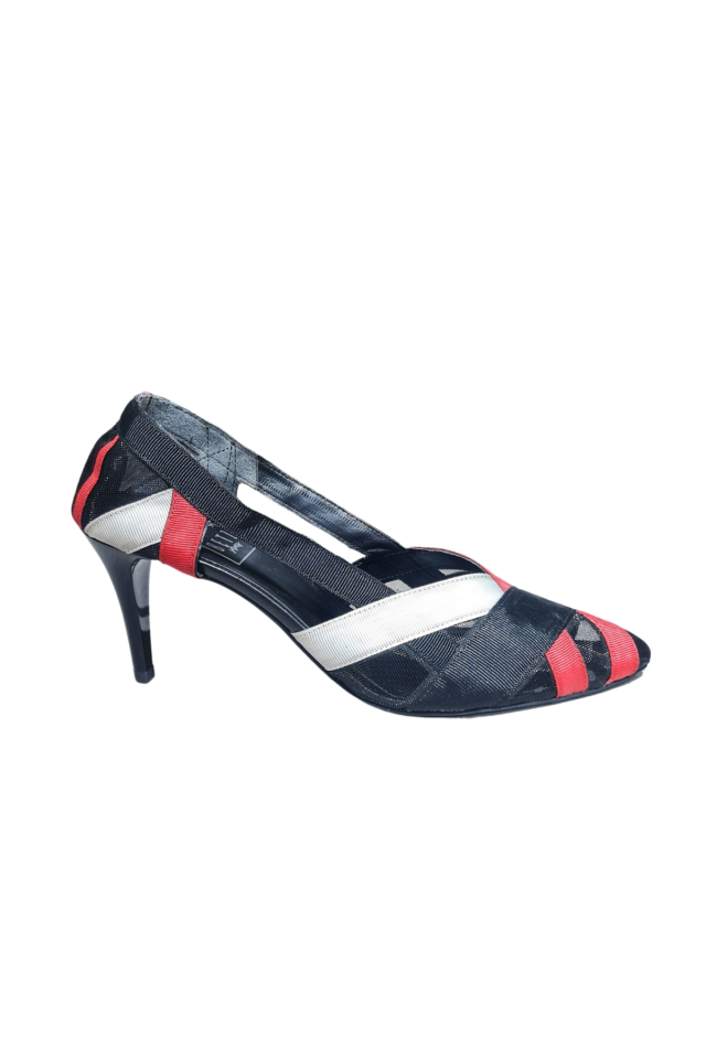 Betz Shoes | Kadın Suni Deri Ayakkabı Betz 290113 Siyah Kırmızı