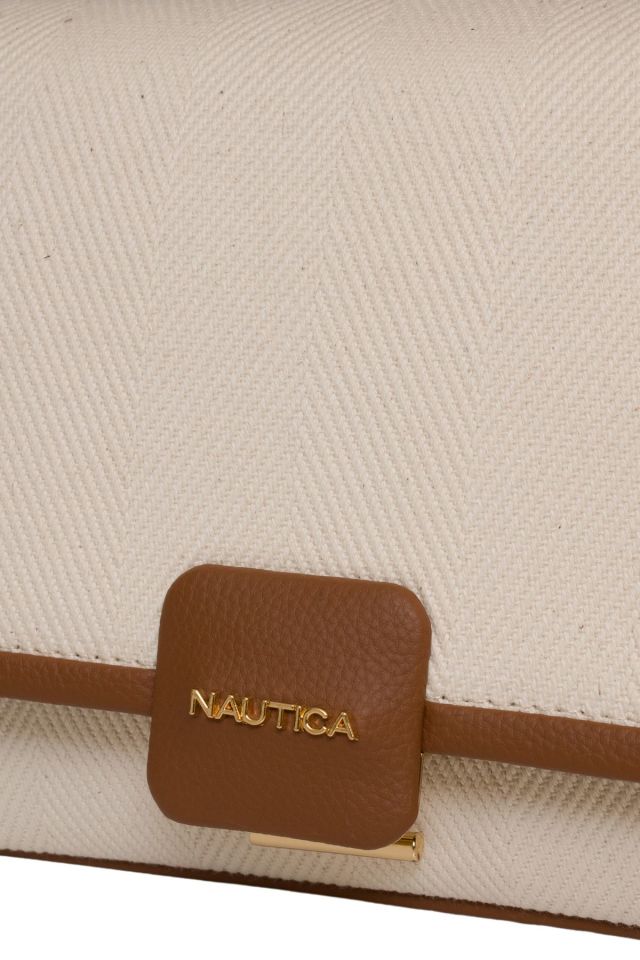 Nautica | Kadın Omuz Çantası CN7243T Bej-Taba