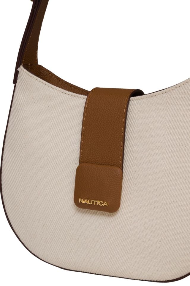 Nautica | Kadın Omuz Çantası CN7235T Bej-Taba