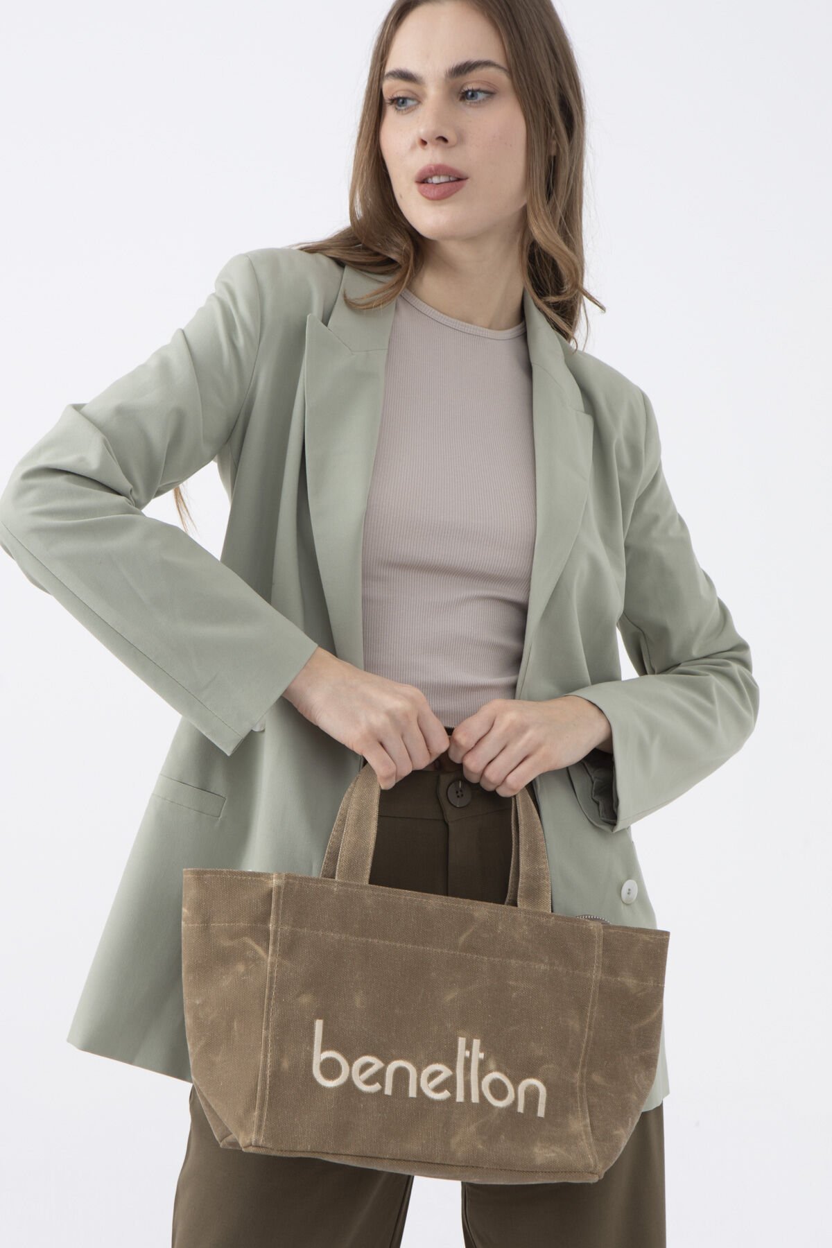 Benetton | Kadın Omuz Çantası BNT 1102 Kum
