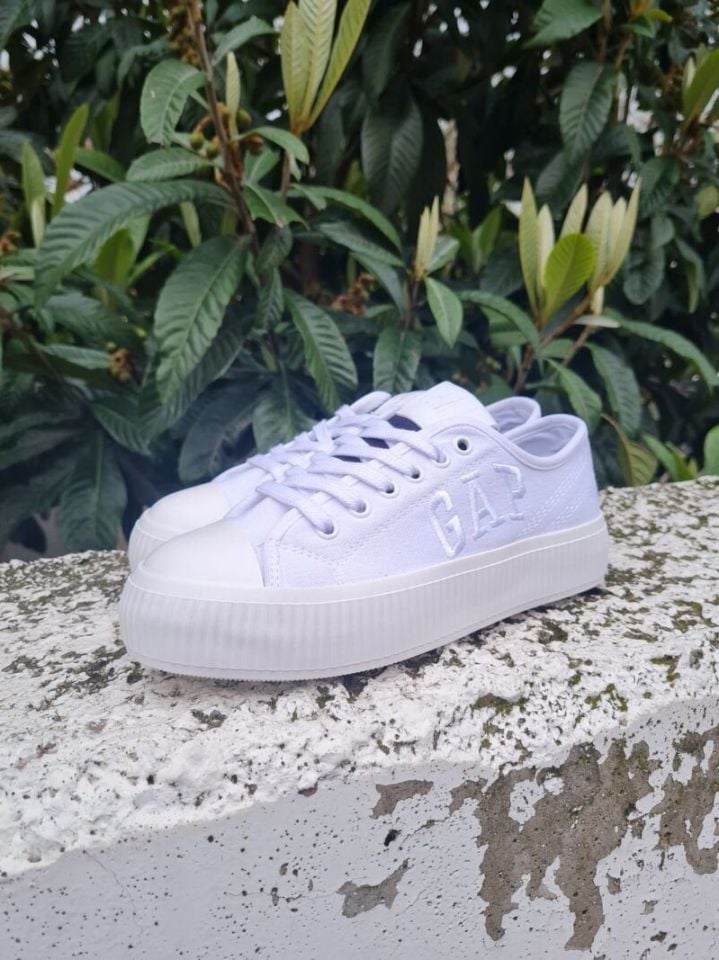 Gap | Kadın Keten Spor Ayakkabı GP 1025 Beyaz