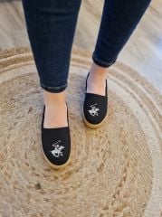 Beverly Hills Polo Club | Kadın Keten Espadril PO 10212 Siyah