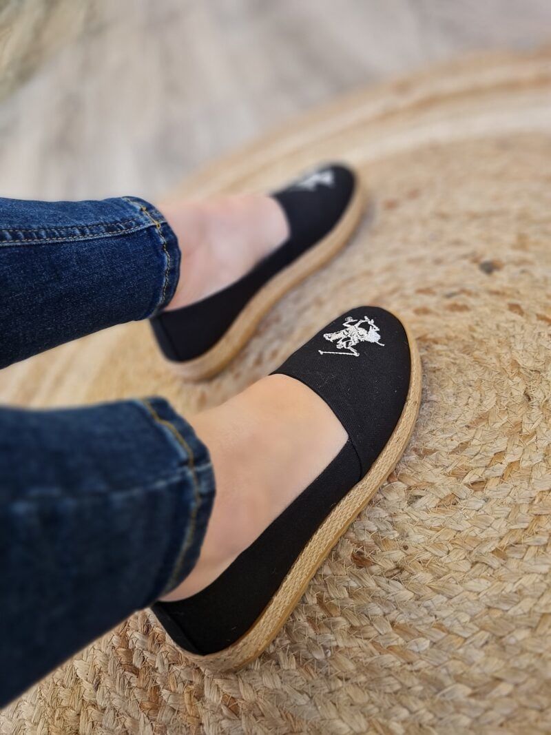 Beverly Hills Polo Club | Kadın Keten Espadril PO 10212 Siyah