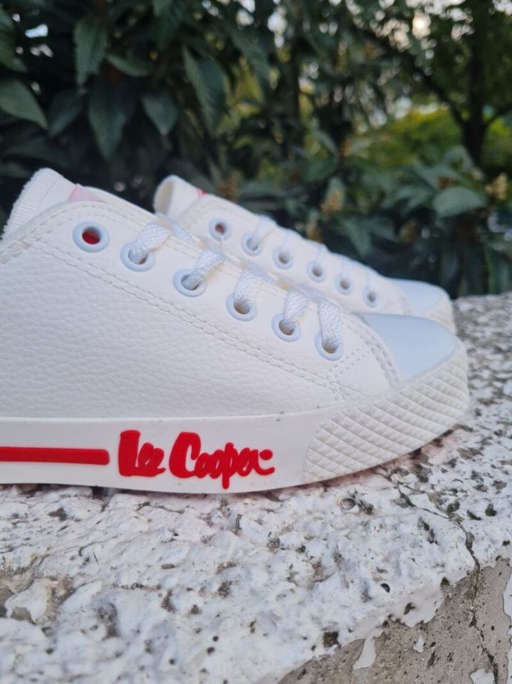 Lee Cooper | Kadın Suni Deri Spor Ayakkabı LC 30000 Beyaz 38