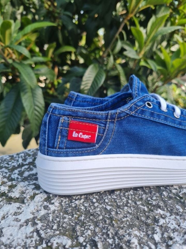 Lee Copper | Kadın Kot Spor Ayakkabı LC2041 Denim