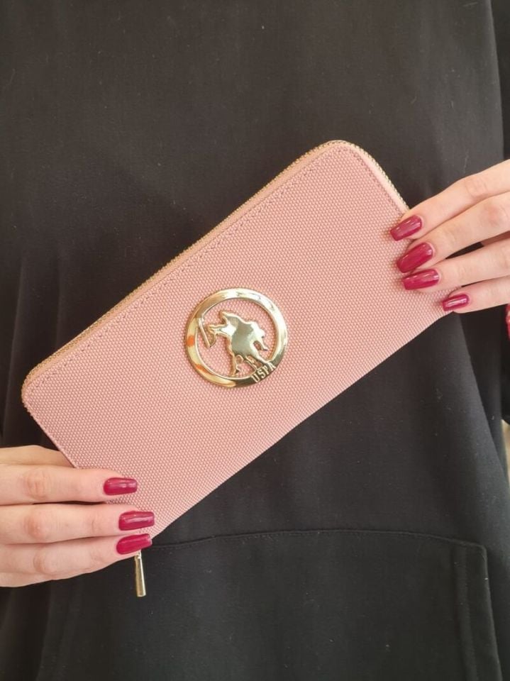 U.s. Polo Assn. | Kadın Cüzdan USC 23368 Pudra