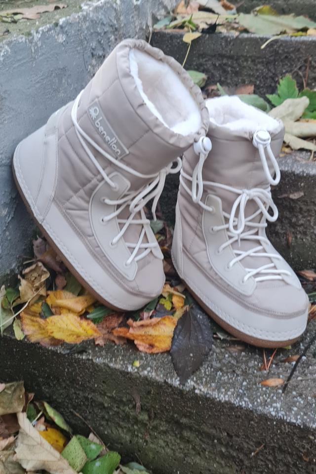 Benetton | Kadın Kar Botu BN 50085 Krem 38