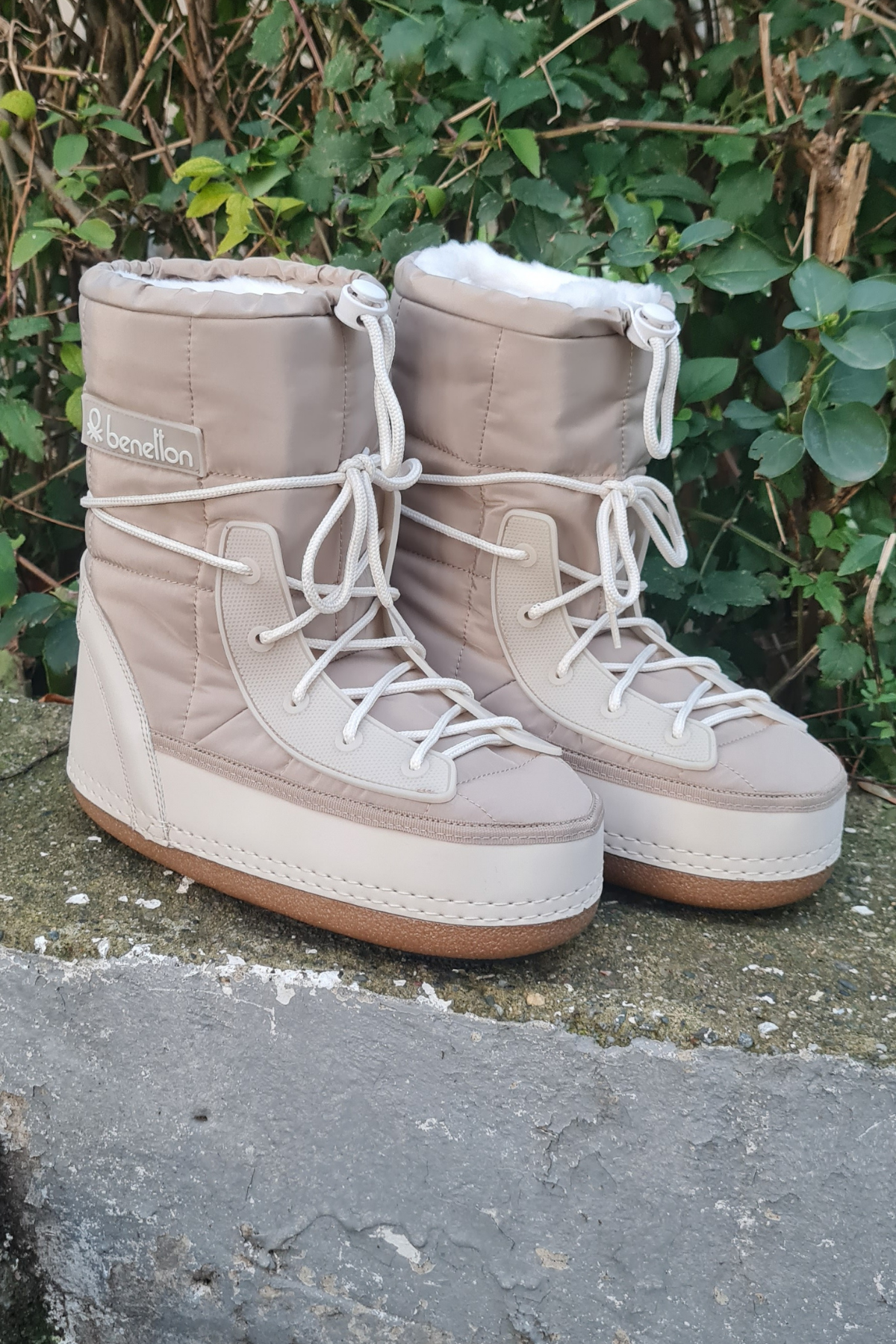 Benetton | Kadın Kar Botu BN 50085 Krem 38