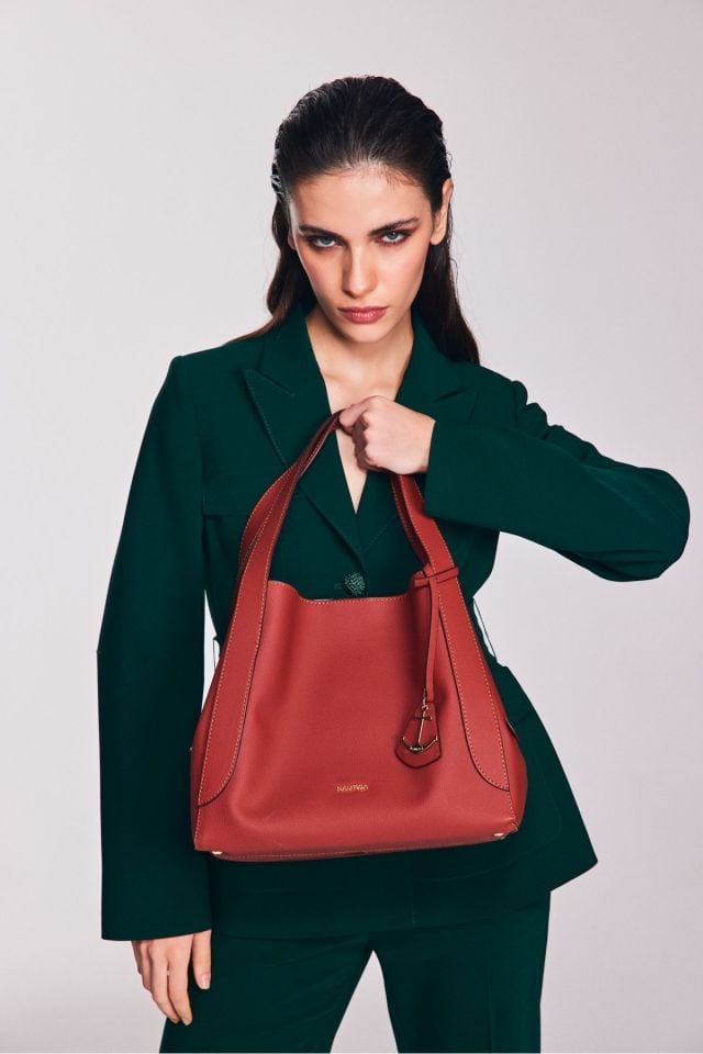 Nautica | Kadın Omuz Çantası CN6515T Kiremit