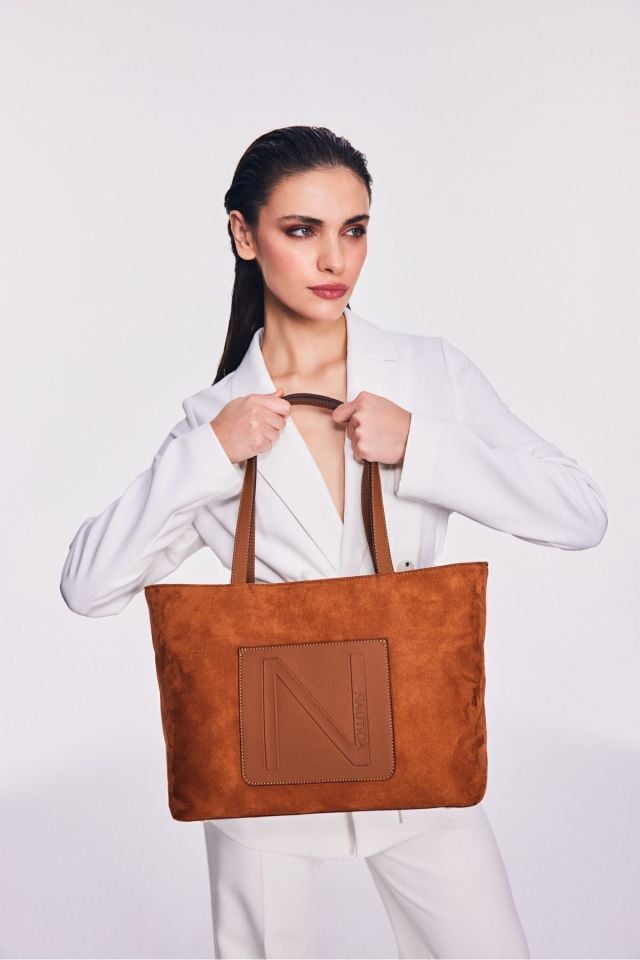 Nautica | Kadın Omuz Çantası CN6545T Taba
